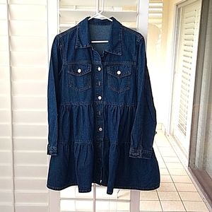 Denim dress/jacket.